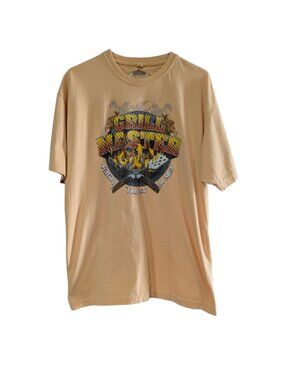 Newport Blue Men's Grill Master Graphic T-Shirt, Tan, Size Large, Cotton